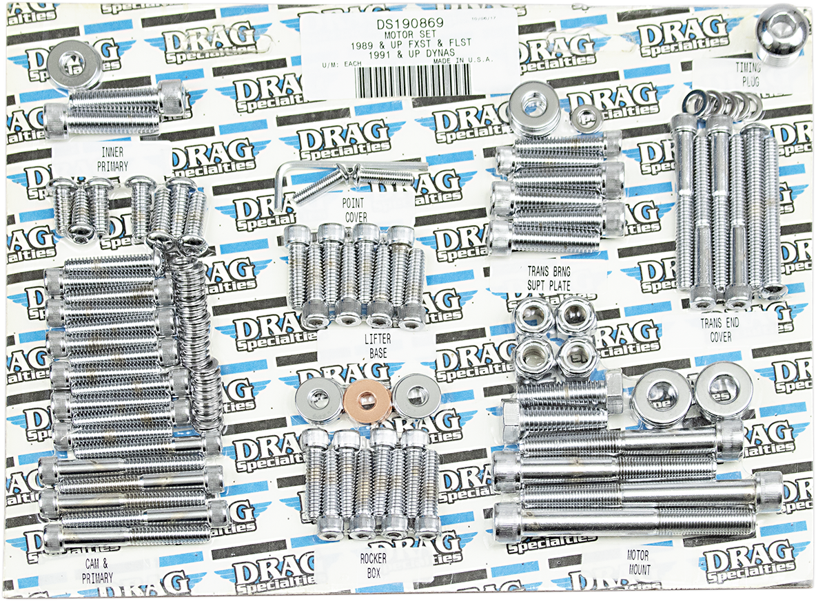 DRAG SPECIALTIES Socket-Head Standard Motor Bolt Kit - Softail MK223