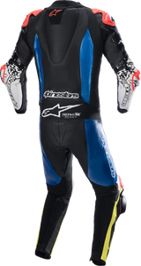 ALPINESTARS GP Tech Suit v4 - Black/Blue/Yellow Fluorescent - US 42 / EU 52 3156822-1075-52