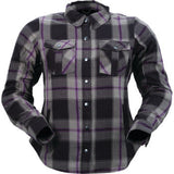 Z1R Women's Ashwood Flannel - Purple - 3W 3041-0683