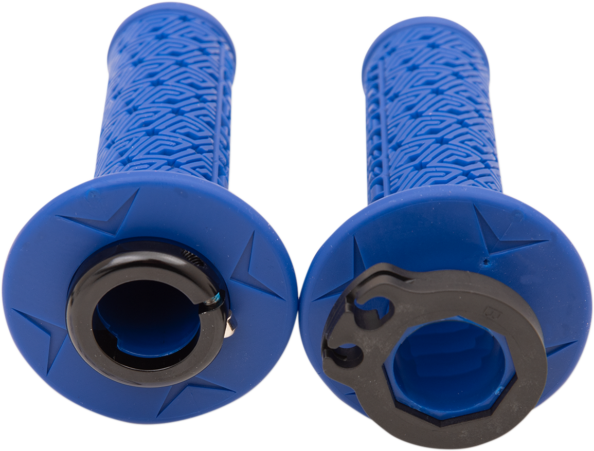 MOOSE RACING Grips - Lock-On - Blue/Black B36MRU-B