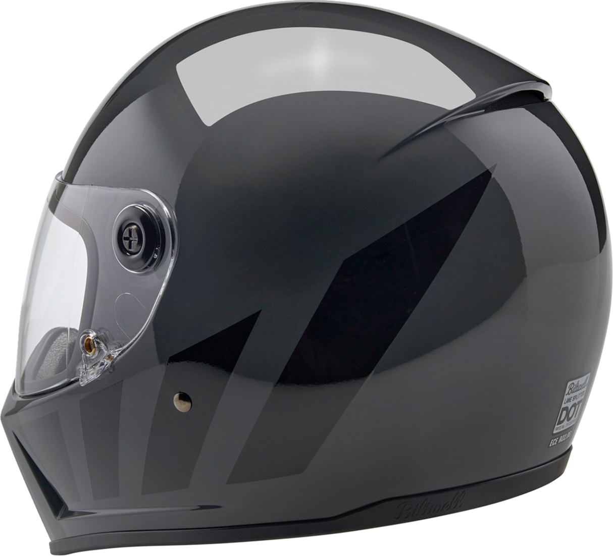 BILTWELL Lane Splitter Helmet - Storm Gray Inertia - Large 1004-569-504