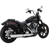 VANCE & HINES Twin Slash Slip-On Muffler - Chrome - Softail 16750