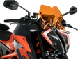 PUIG HI-TECH PARTS New Generation Windscreen - Orange 20425T