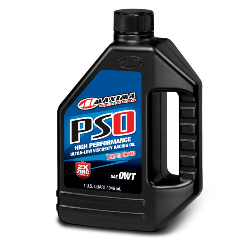 Maxima Performance Auto PS0 0WT Ultra-Low Viscosity Racing Oil - Quart 39-03901