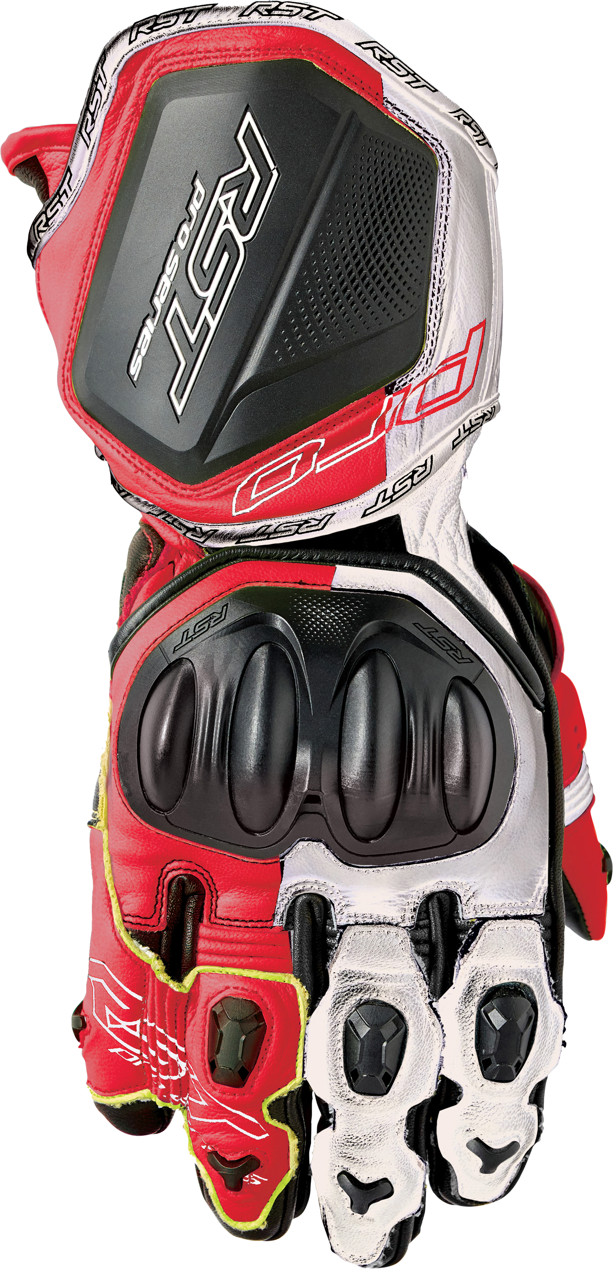 RST Pro Series Gp D3o Gloves White/Red Leather 2xl 103715RED-12