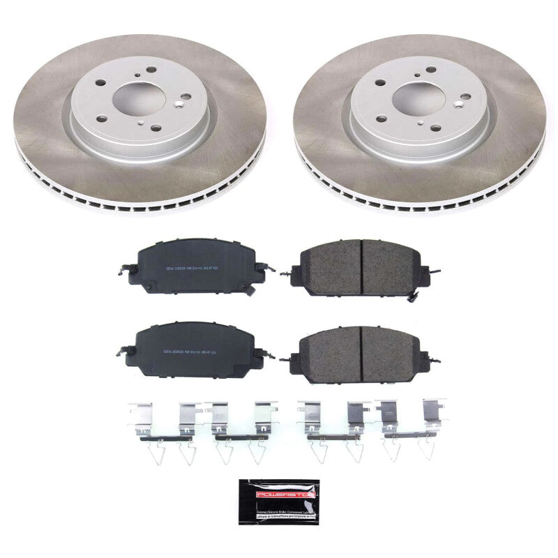 Power Stop 17-23 Honda CR-V Front Semi-Coated Rotor Kit