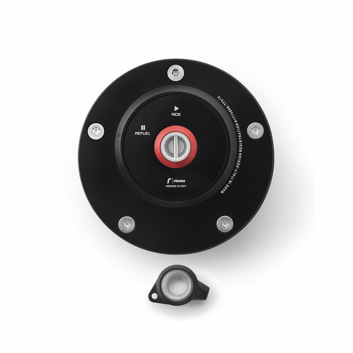 RIZOMA Gas Cap Locking Black Apr TF086B