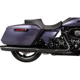 DRAG SPECIALTIES Predator 2-Up Seat - Vinyl - Smooth - w/o Backrest - FLTR/FLHX '23-'24 0801-1947