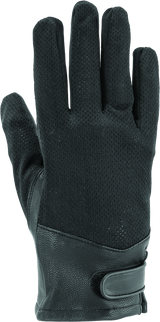 Kuryakyn By River Road Pecos Leather Mesh Gloves Black - Small