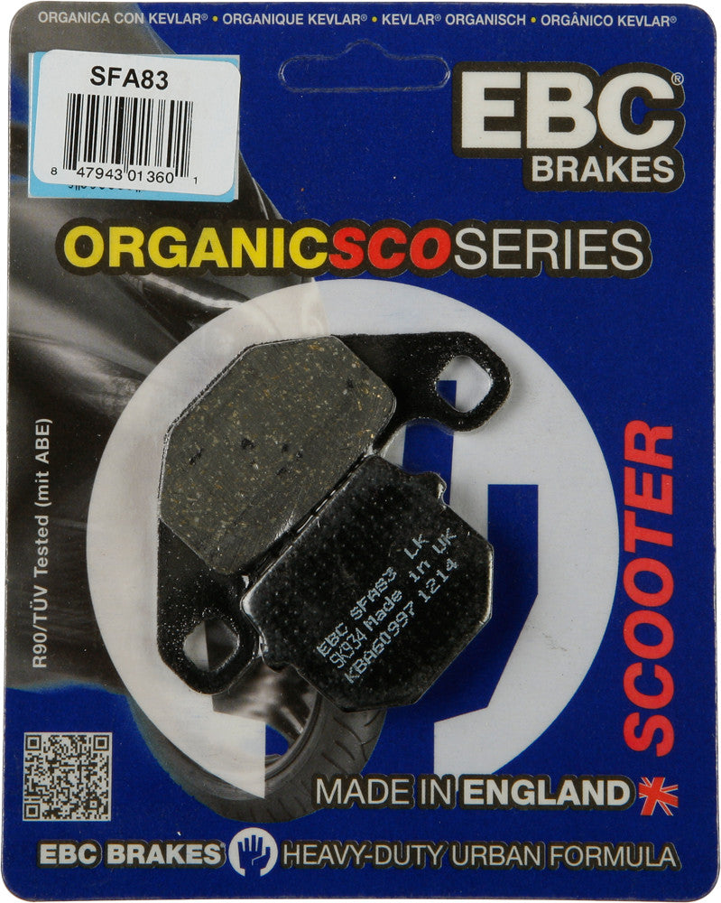 EBC Brake Pads Sfa83 Organic SFA83