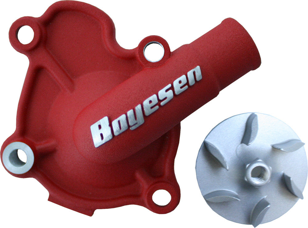 BOYESEN Waterpump Cover & Impeller Kit Red WPK-06AR