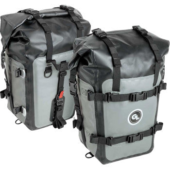 GIANT LOOP Mototrekk Panniers™ - Gray/Blac MTPN17