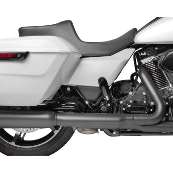 DRAG SPECIALTIES Predator III 2-Up Seat - Smooth - Solar Leather - FLT/FLH '23-'24 0801-1934