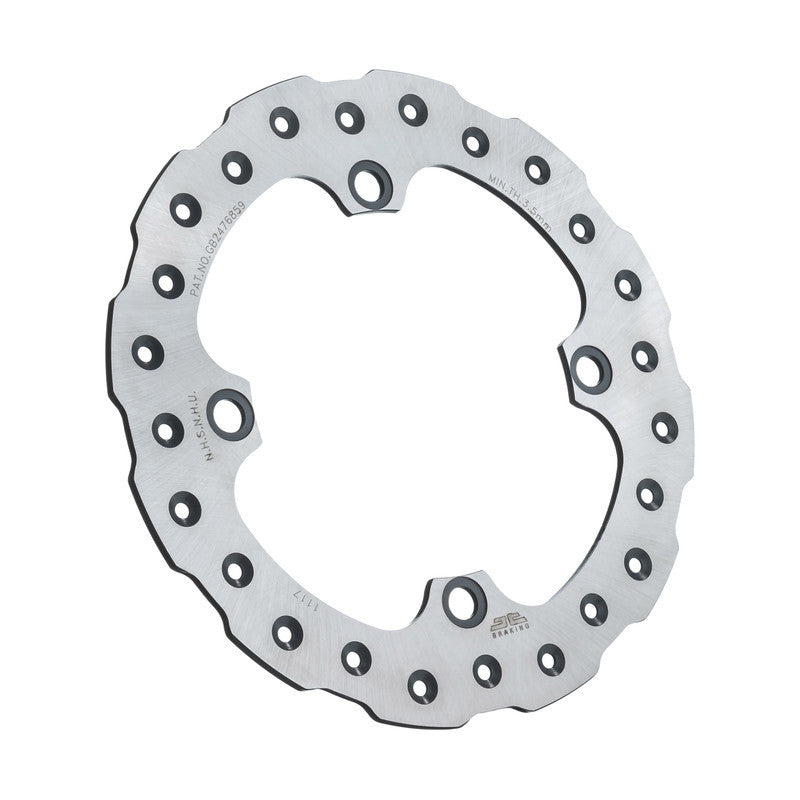 JTRear Brake Rotor Ss Self Cleaning HonJTD1117SC01