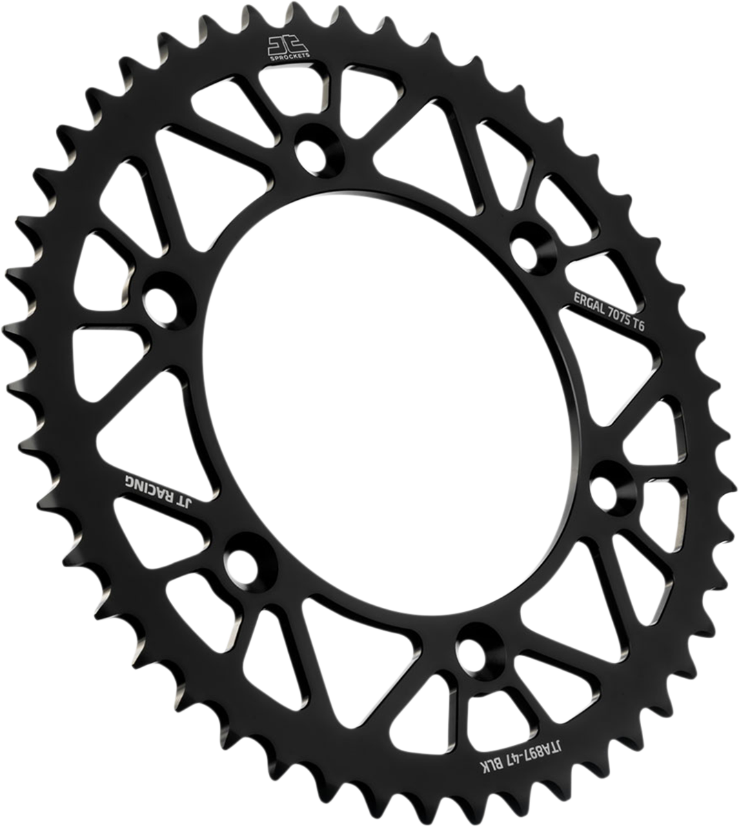 JT SPROCKETS Rear Sprocket - Black - 47-Tooth JTA897.47BLK