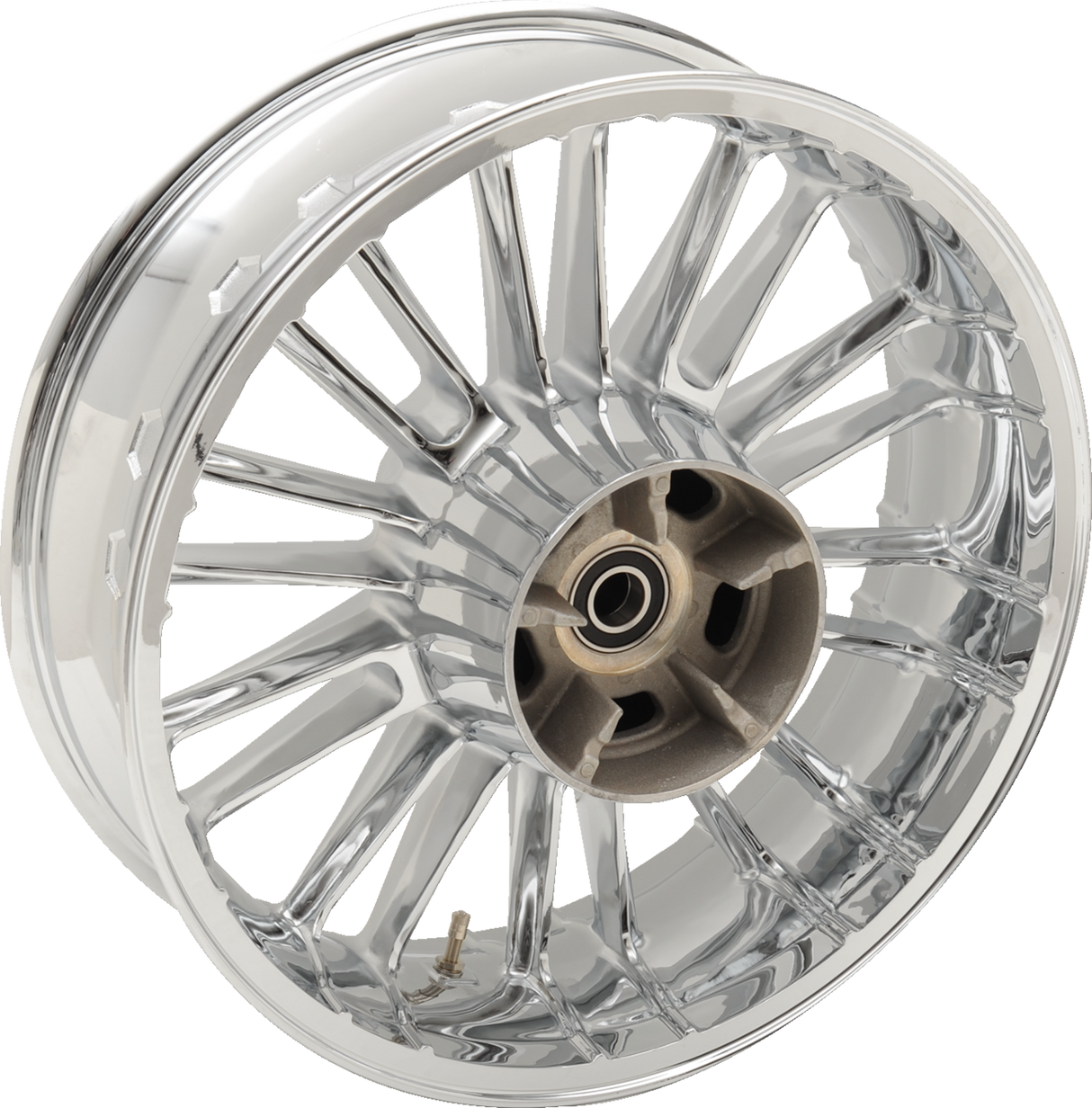 COASTAL MOTO Rear Wheel - Atlantic 3D - Single Disc/No ABS - Chrome - 18"x5.50" - '09+ FL 3D-ATL185CH