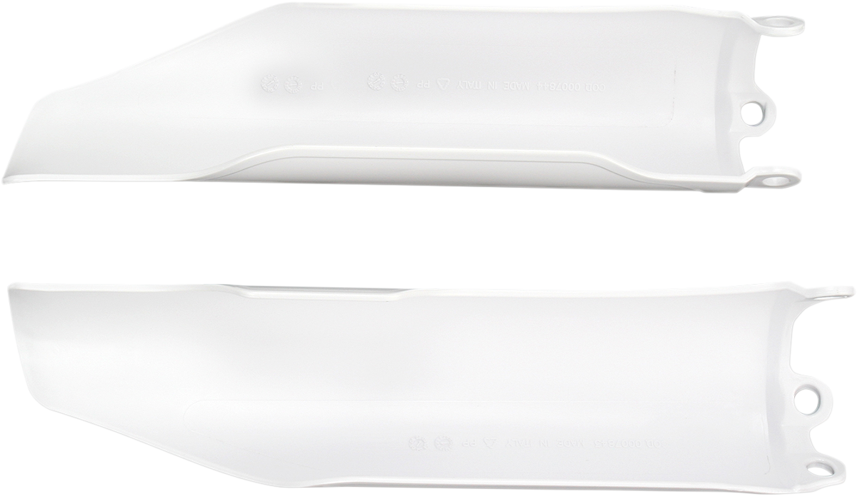 ACERBIS Lower Fork Covers - White 2113710002