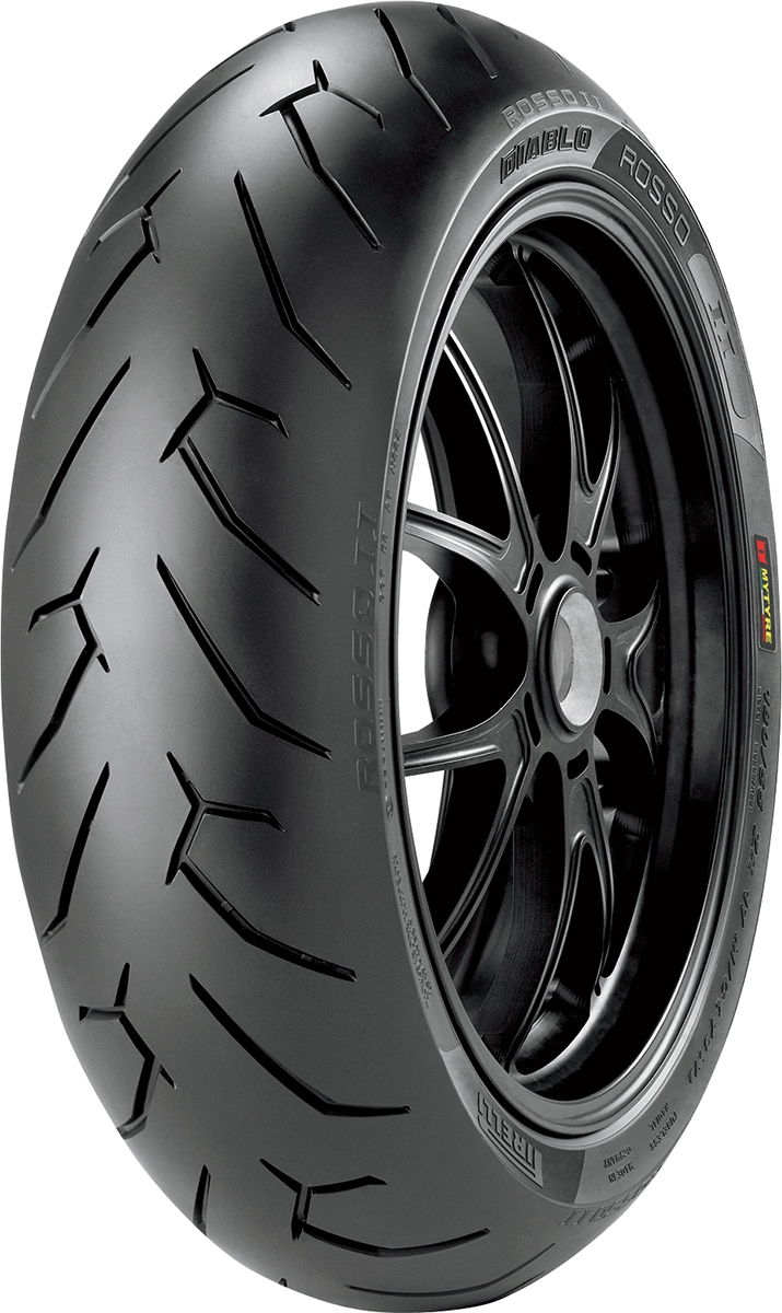 PIRELLI Tire - Diablo Rosso II - Rear - 170/60ZR17 - (72W) 2070300