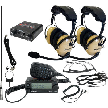 NAVATLAS Intercom/Radio and Headset Kit - 2-Seat - Beige NIROHBE2