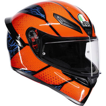AGV Helmet K1 S Speedarmor Black/Orange/Blue Sm 2118394018-074-S
