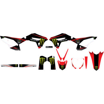 D'COR VISUALS Graphic Kit - Monster Energy CRF450R 2021-2022 20-10-446
