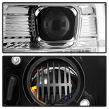 Spyder Ford F-250/350/450 08-10 V2 High-Power LED Headlights-Switch Back-Chrome PRO-YD-FS08PL-SBLB-C