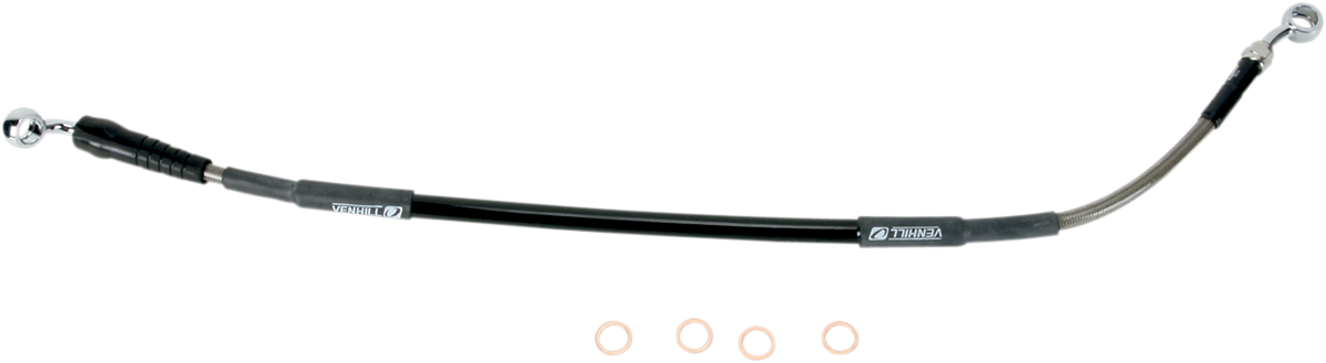 MOOSE RACING Brake Line - Rear - Stainless Steel - Yamaha Y01-2-034/P