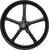 COASTAL MOTO Front Wheel - Rockstar - Dual Disc/No ABS - Black - 21"x3.25" - FL 1502-ROC-213-B