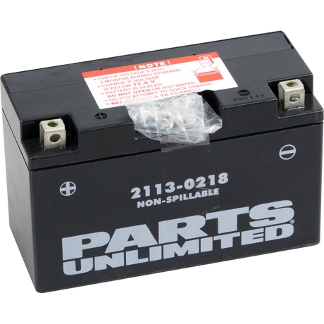 Parts Unlimited Agm Battery - Yt7b-Bs Ct7b-4