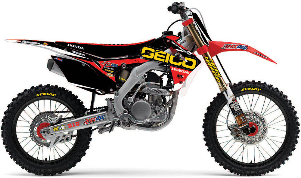 D-COR 2015 Geico Honda Graphics Kit (Black) 20-10-828