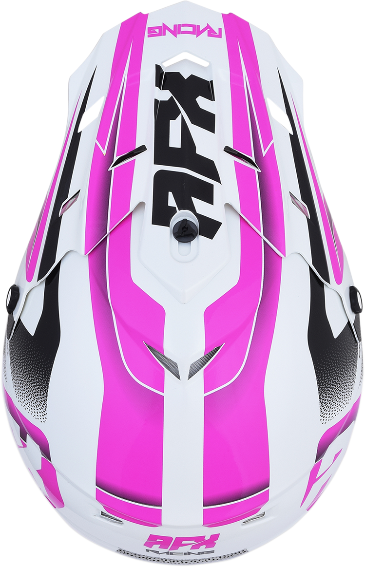 AFX FX-17 Helmet - Force - Pearl White/Fuchsia - Large 0110-5258