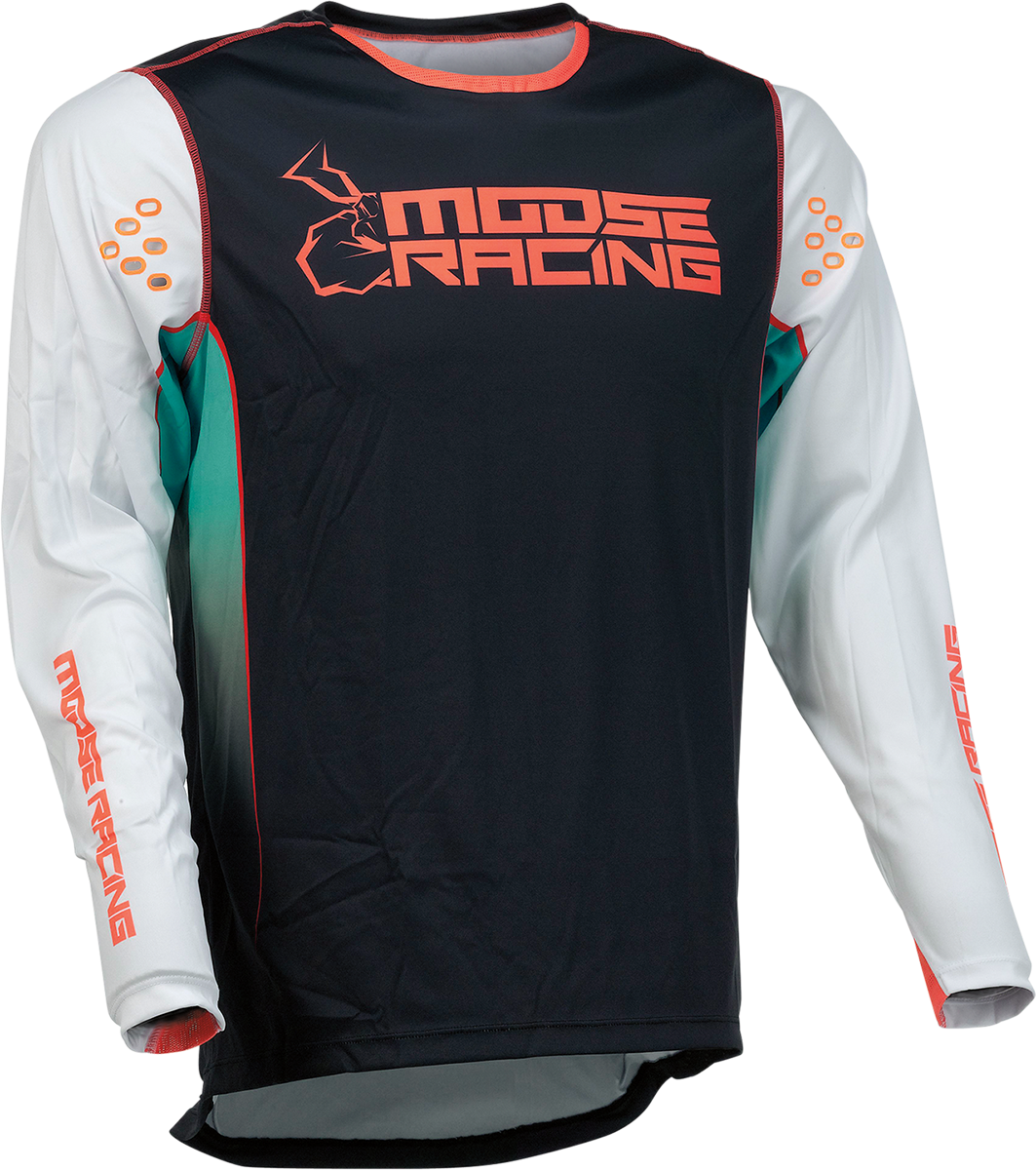 MOOSE RACING Agroid Jersey - Teal/Black - XL 2910-6997