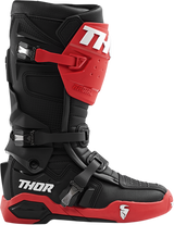 THOR Radial Boots Replacement Outsoles - Black/Red - Size 10 3430-0909