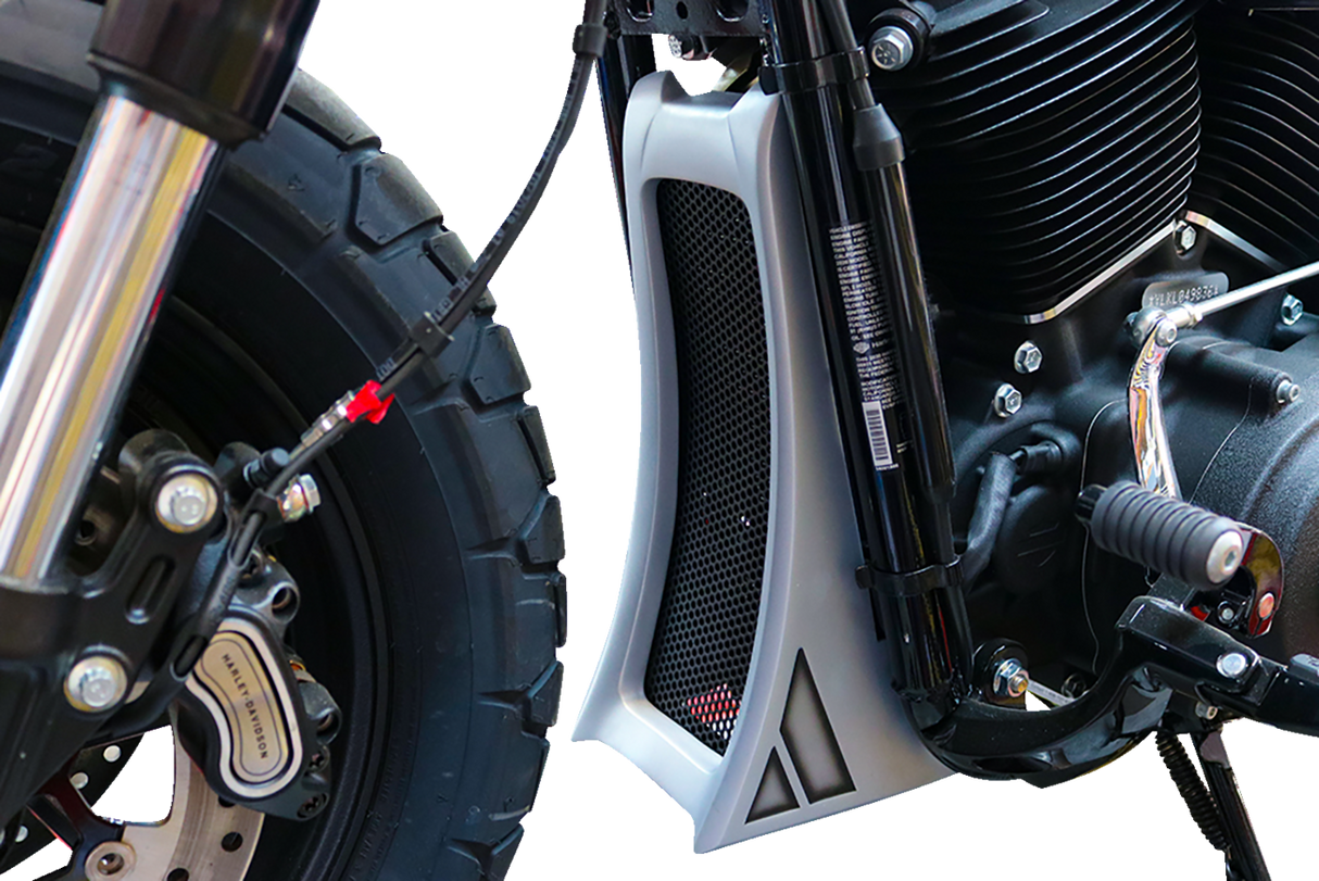 PAUL YAFFE BAGGER NATION Chin Spoiler - Black Stash - M8 Softails® PYO:SCS-BS-P