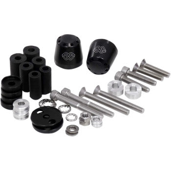 GILLES TOOLING Bar-End Weights - Cone - Black LG-CO-22-B