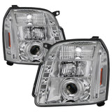 Spyder GMC Yukon 07-14/GMC Yukon XL 07-14 Projector Headlights LED Halo LED Chrome PRO-YD-GY07-HL-C