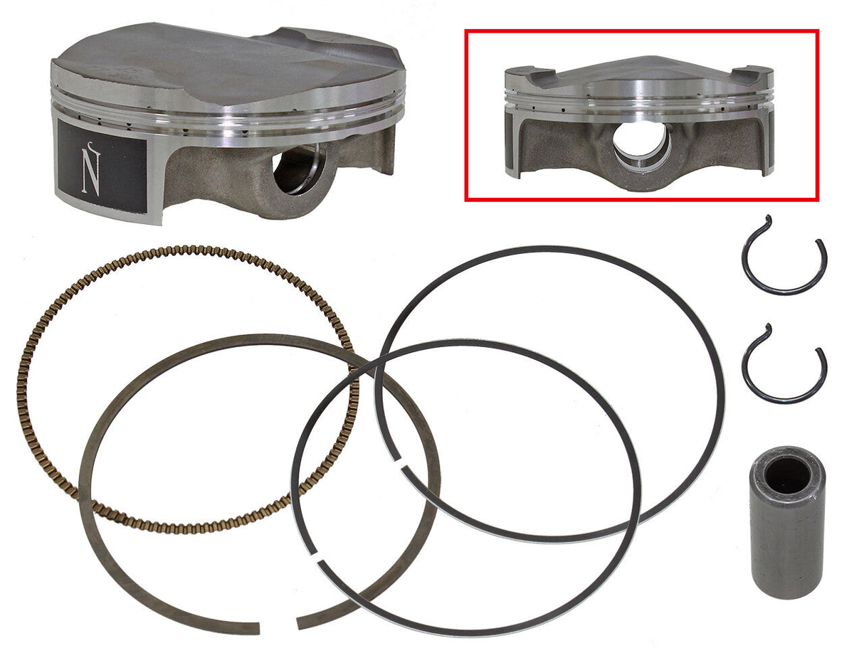 NAMURAPiston Kit Forged Nikasil Cyl 77.97/+0.01 13.9:1 Hus/Hsq/KtmFX-70065-B