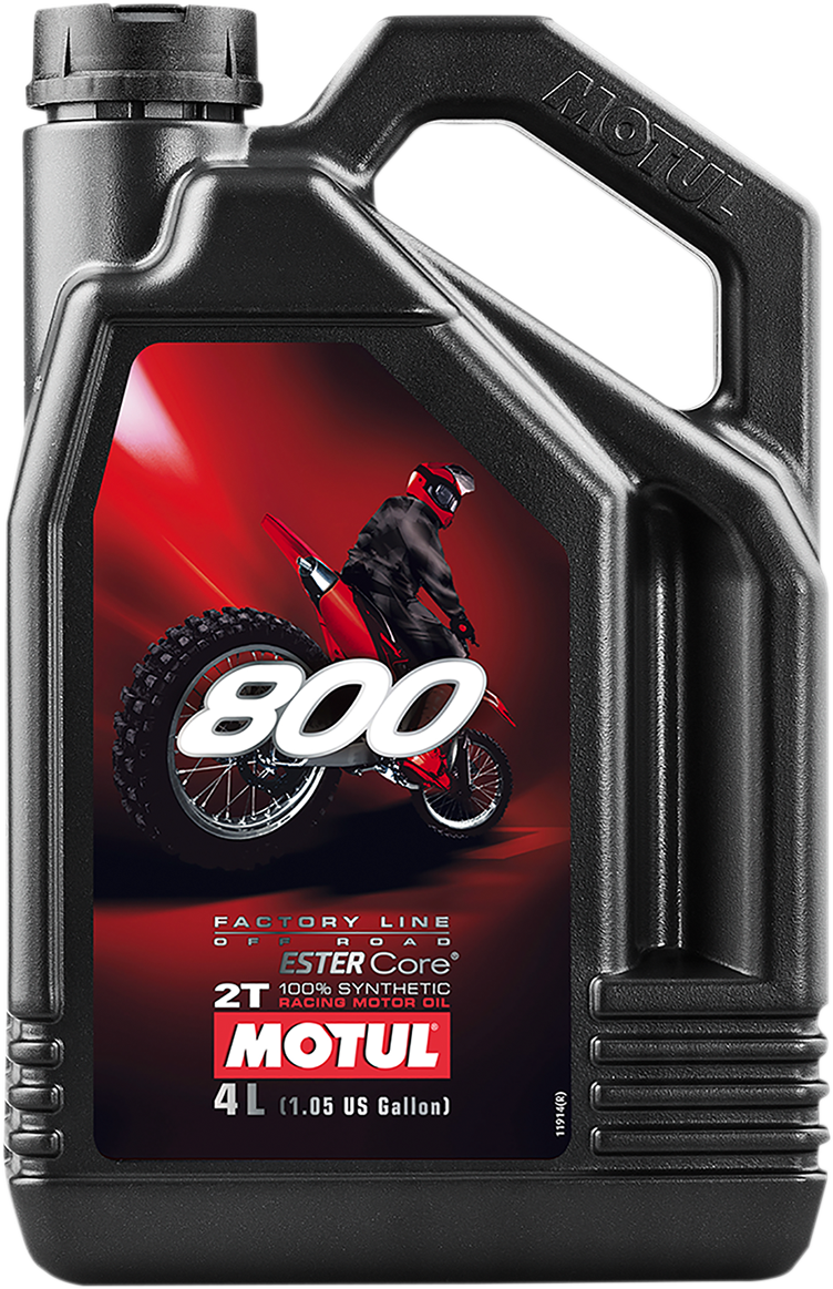 MOTUL 800 2T Off-Road Synthetic Oil - 4L 104039