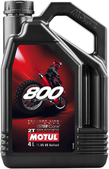 MOTUL 800 2T Off-Road Synthetic Oil - 4L 104039