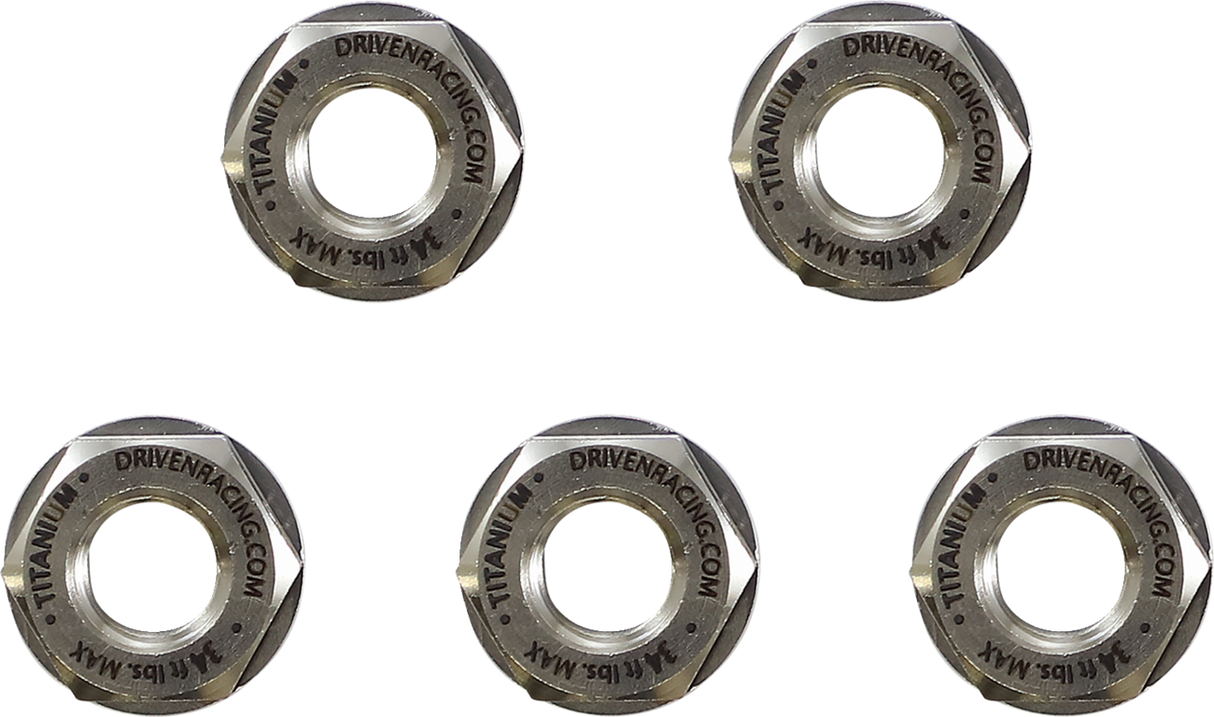 DRIVEN RACING Sprocket Nuts - Titanium DSN-5 TN