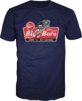 LETHAL THREAT Down-N-Out Big Bore T-Shirt - Navy - Small DT10048S