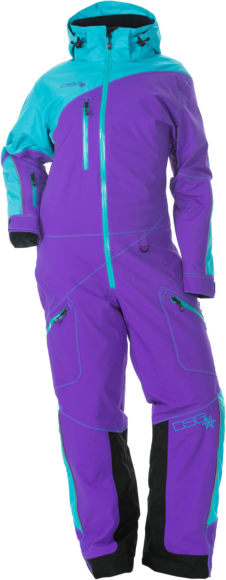 DSG Monosuit W/Drop Seat Purple/Teal 1x 99319