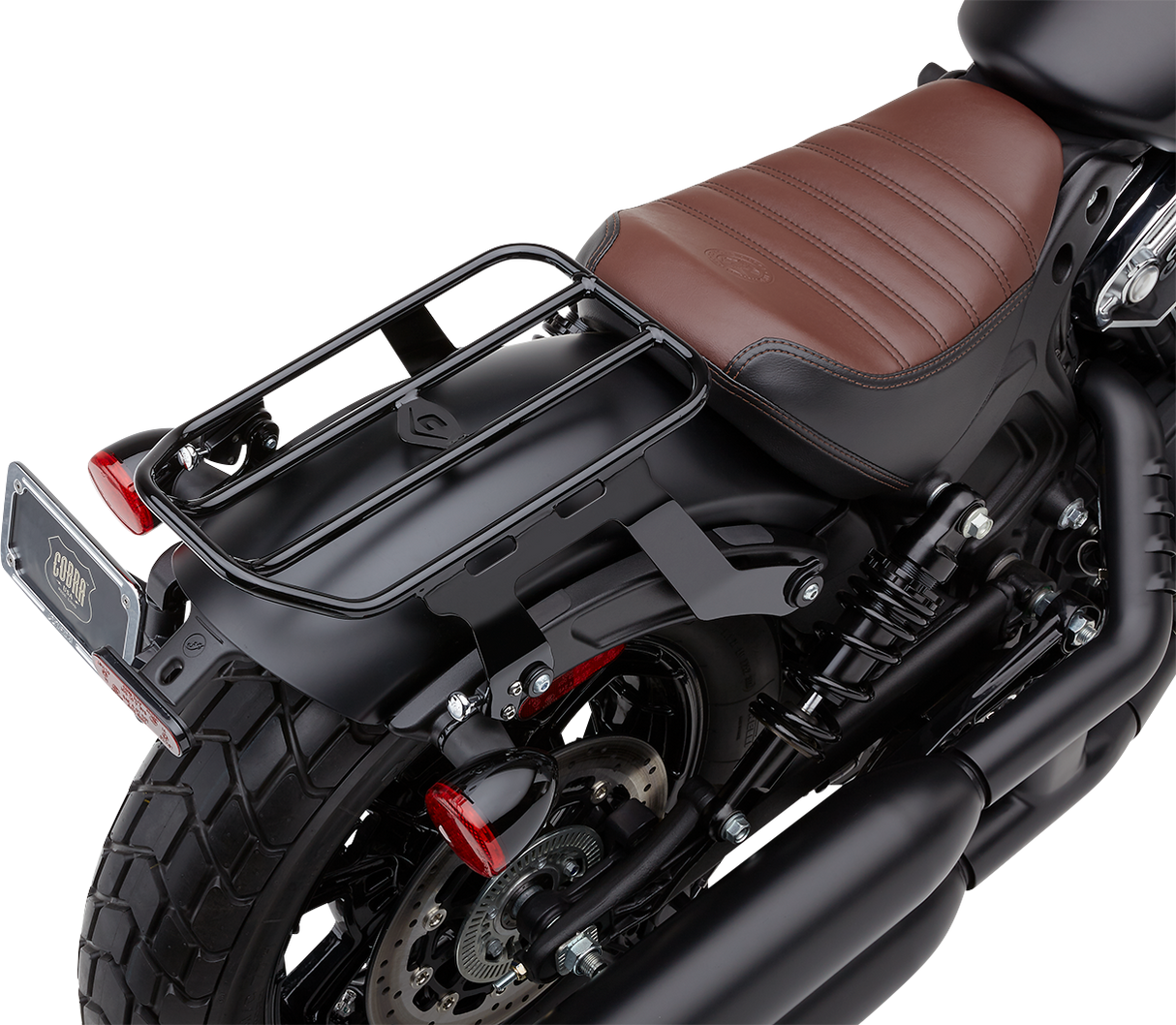 COBRA Solo Luggage Rack - Black - Bobber 502-2515B