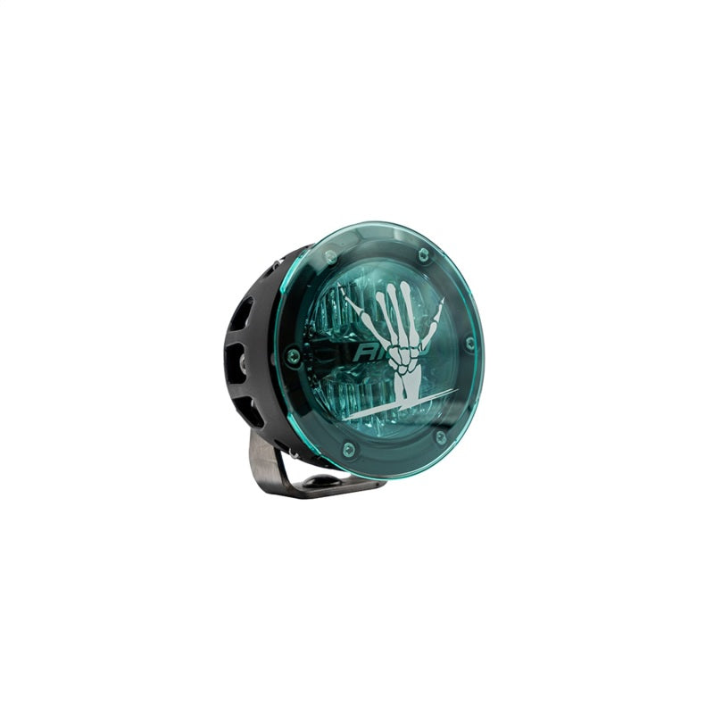 Rigid Industries x SHREDDY 360-Series 4in Lights w/Wt Bcklght (2) + 6 Covers (2 Pink/2 Teal/2 Blk) 36117-SHREDDY
