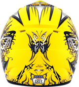 AFX FX-17 Helmet - Butterfly - Matte Yellow - Large 0110-7134