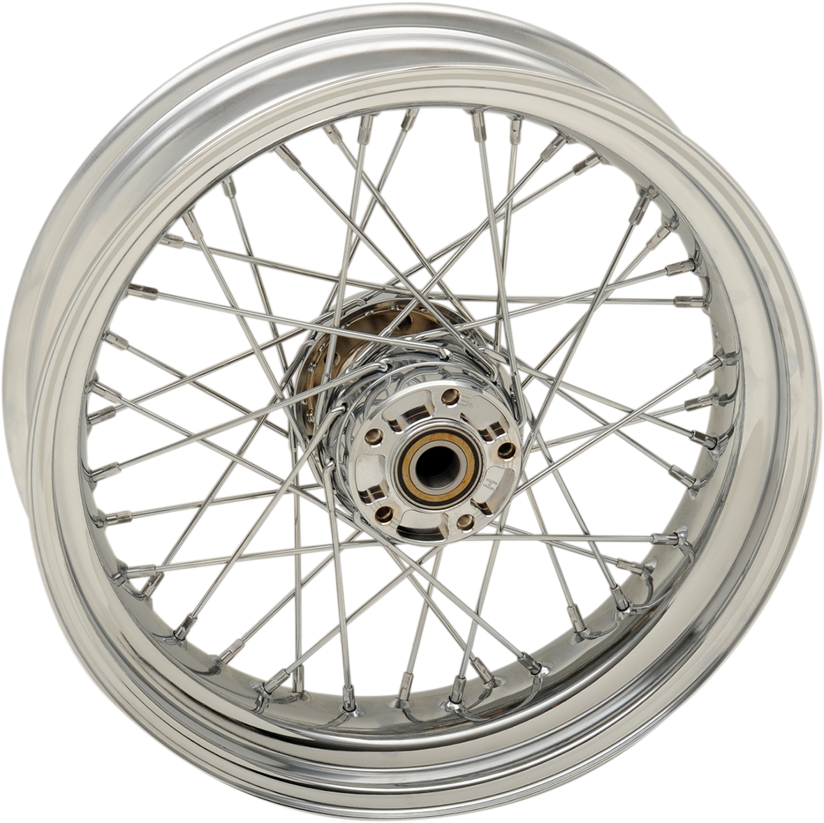 DRAG SPECIALTIES Rear Wheel - Single Disc/No ABS - Chrome - 17"x4.50" - '08-'17 FXD 64409