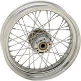 DRAG SPECIALTIES Rear Wheel - Single Disc/No ABS - Chrome - 17"x4.50" - '08-'17 FXD 64409