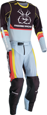 MOOSE RACING Agroid Jersey - Gray/Yellow - Medium 2910-7513