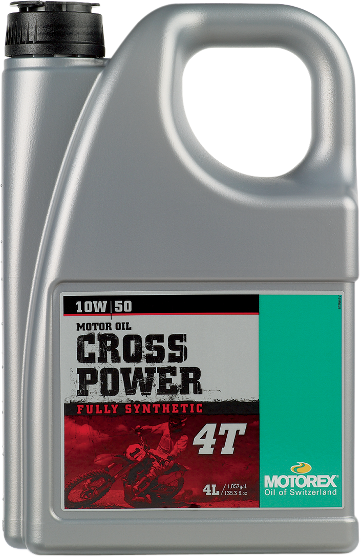 MOTOREX Cross Power Synthetic 4T Engine Oil - 10W-50 - 4L 102257