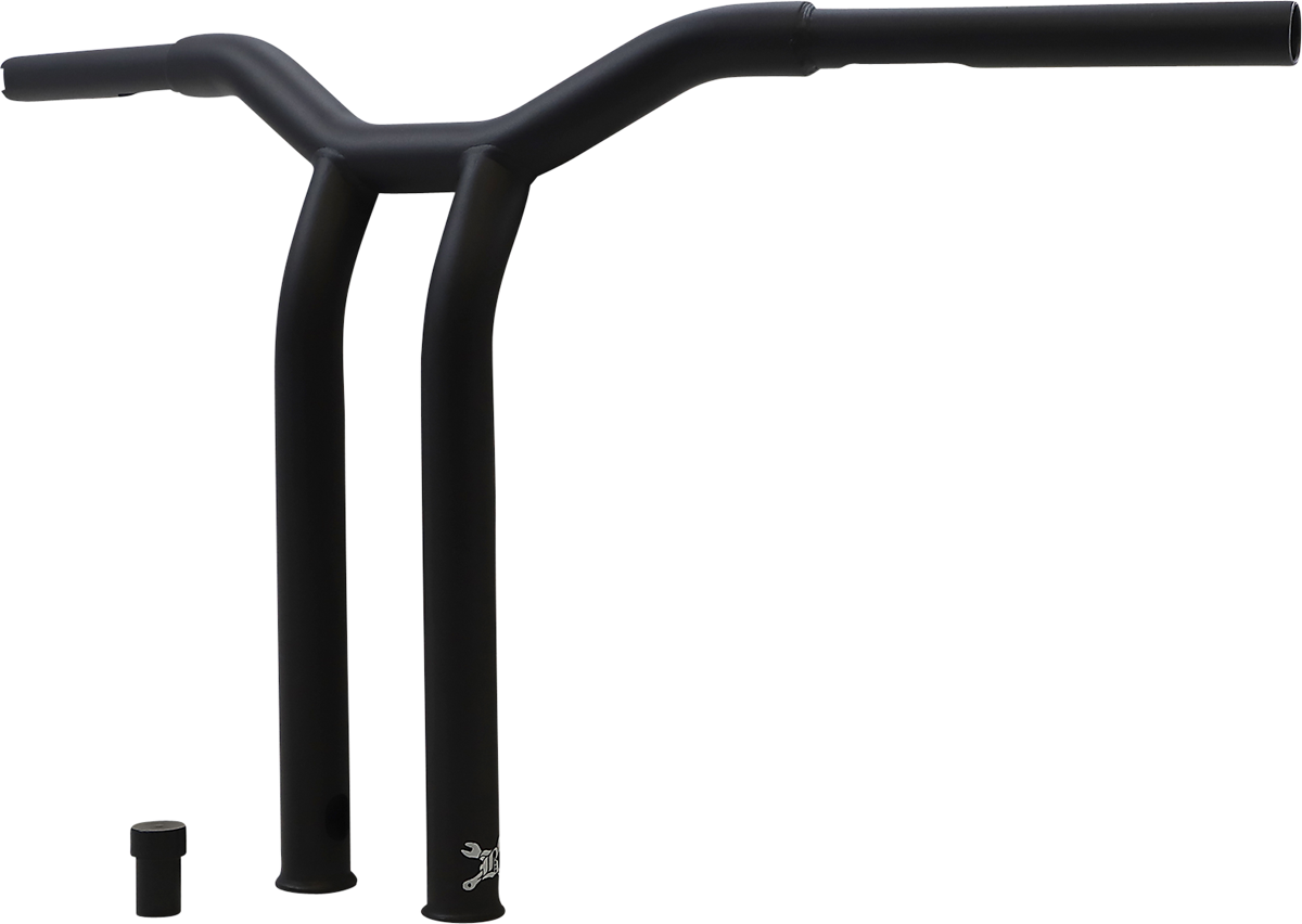 BURLY BRAND Handlebar - Dominator - Raked - 14" - Matte Black B12-6053SB